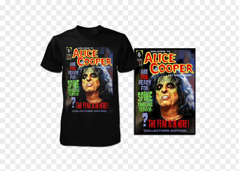 Alice Cooper T-shirt Elected Horror PNG
