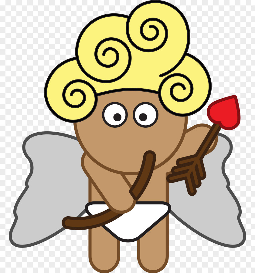 Cupid Vector Cartoon Clip Art PNG