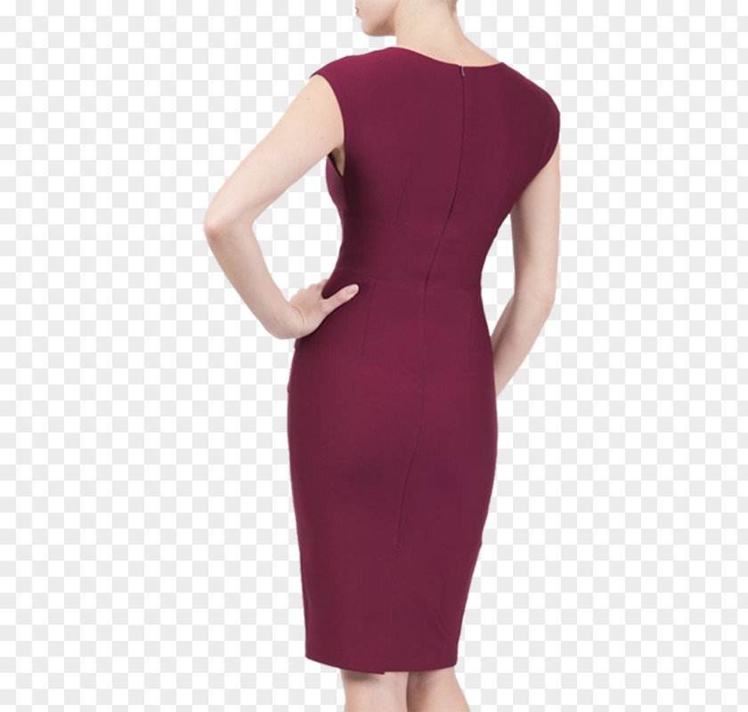 Dress Burgundy Shoulder Magenta Sleeveless Shirt PNG