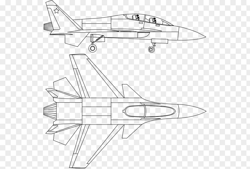 Airplane Sukhoi S-54 Aircraft Su-27 Su-33 PNG