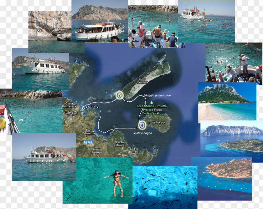 Onda Tavolara Island Isola Molara Ferry Pools Of Traghetti PNG
