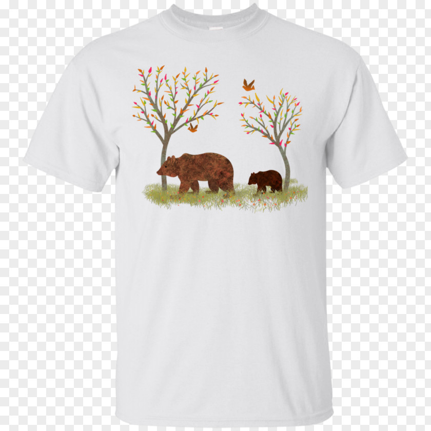 T-shirt Sleeve Bluza Bear PNG