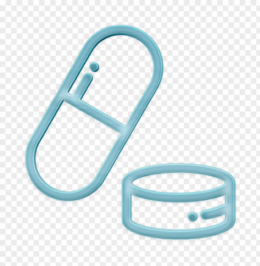 Turquoise Pills Icon Veterinary Tablet PNG