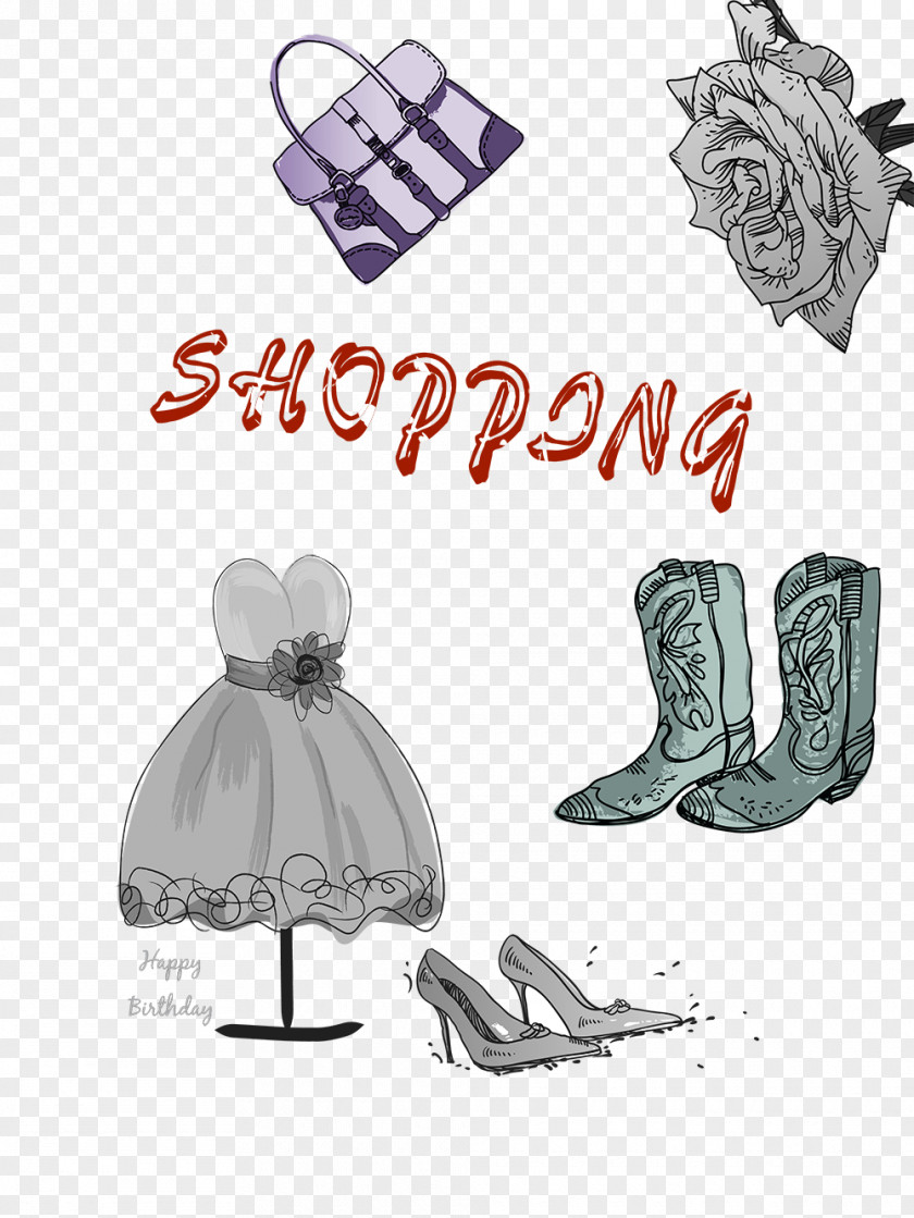 Women Posters Clothing Shoe Poster High-heeled Footwear Illustration PNG