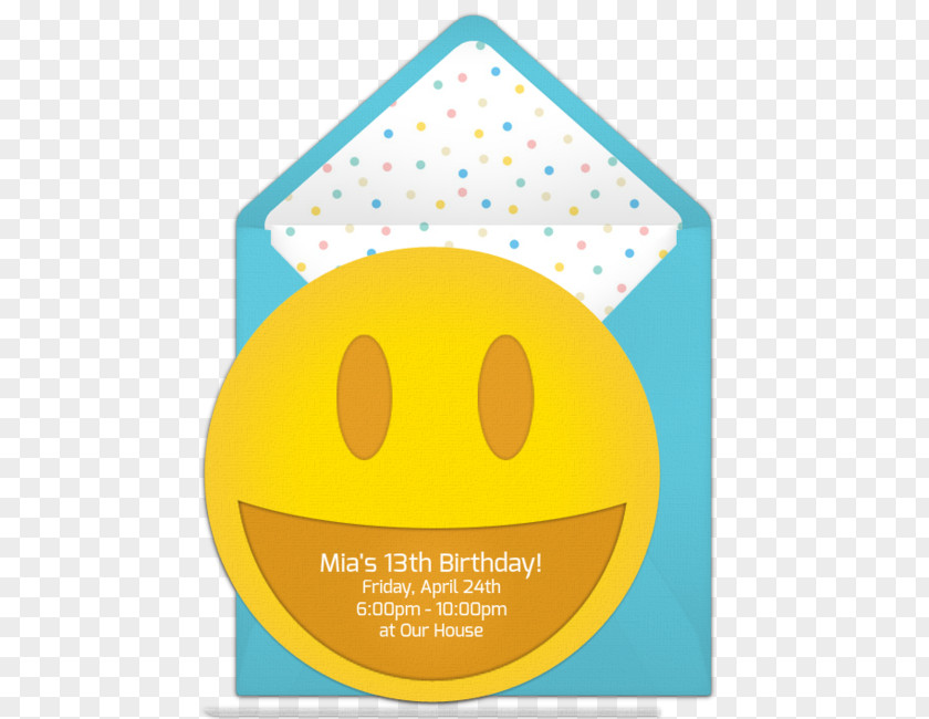 Emoji Wedding Invitation Birthday Party Convite PNG