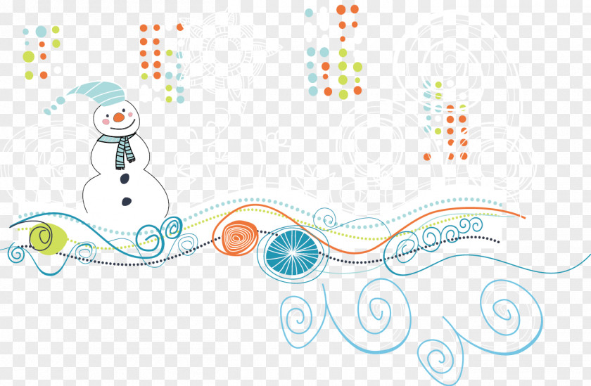 Personalized Christmas Snowman Clip Art PNG