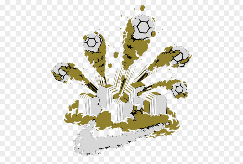 Simple Cartoon Exploded City Explosion Clip Art PNG