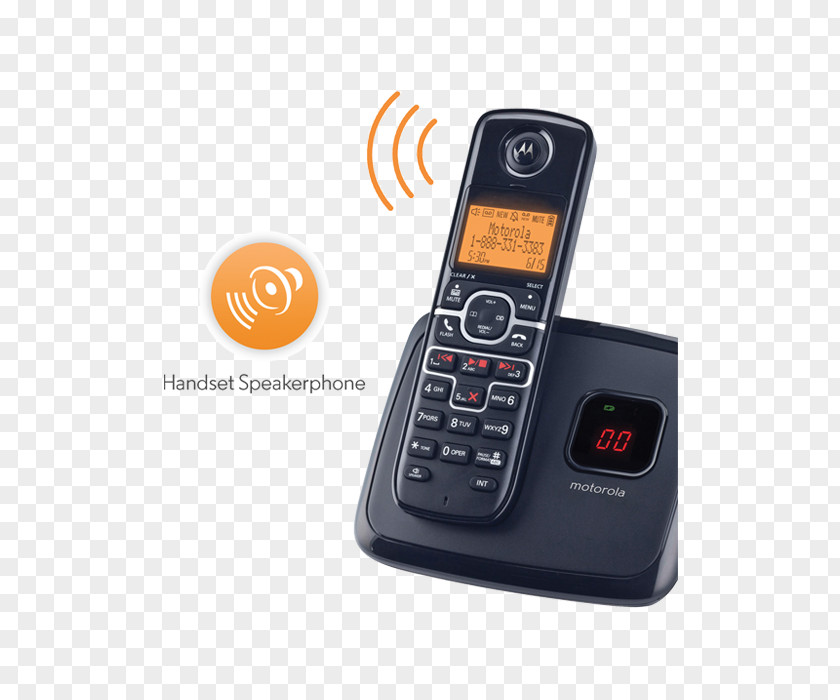 Speakerphone Feature Phone Mobile Phones Answering Machines Cordless Telephone Handset PNG