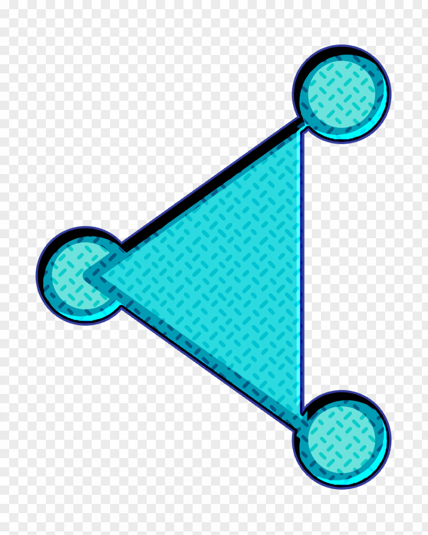 Turquoise Social Icon Communication Media Modern PNG