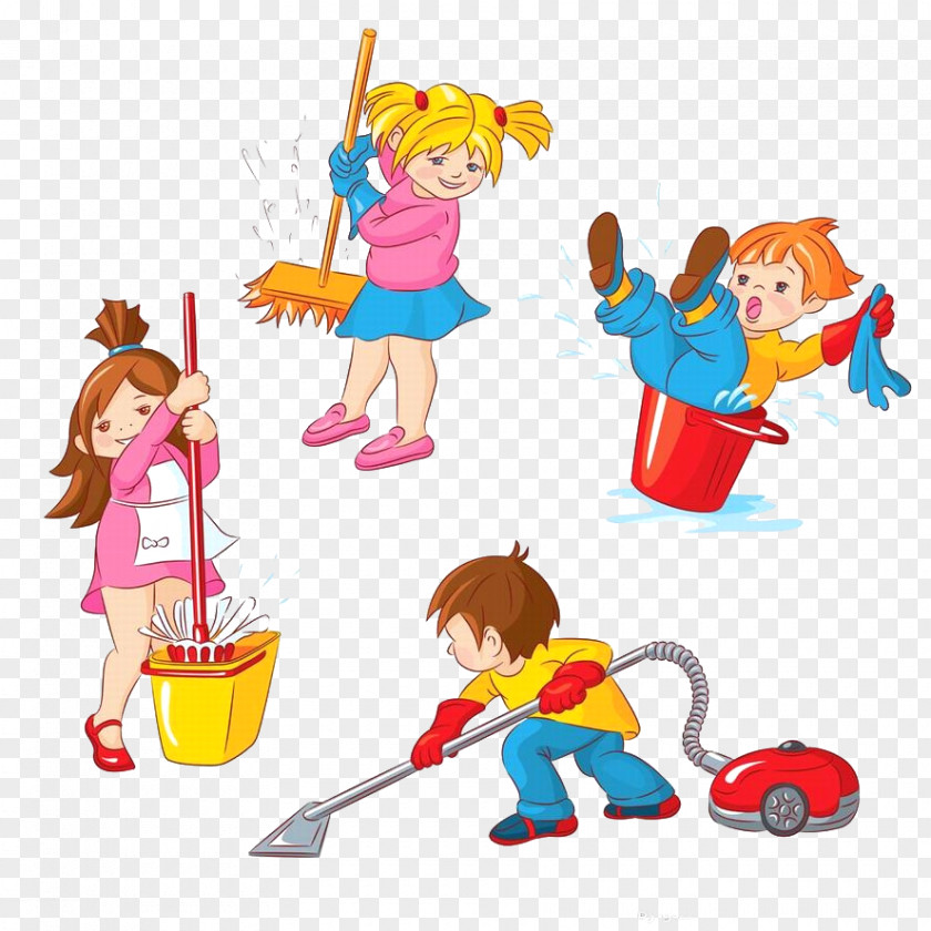 Kid Environment Clean Clip Art Child Cleaning Openclipart Vector Graphics PNG