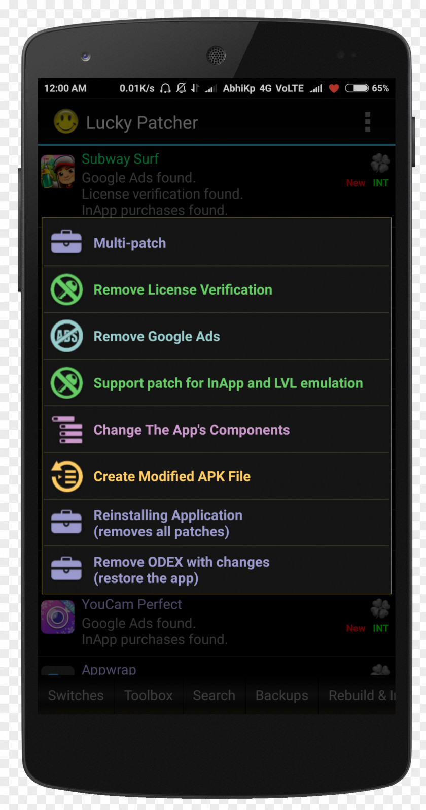 Smartphone Lucky Patcher Google Play Android PNG