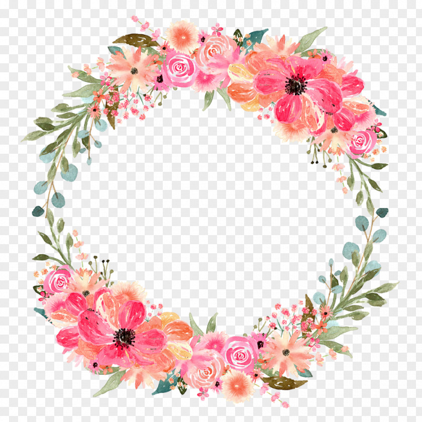 Watercolor Wreaths Floral Design Wreath Painting Jennifer Crafts PNG
