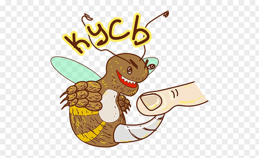 Bee Honey Sticker Clip Art Insect PNG