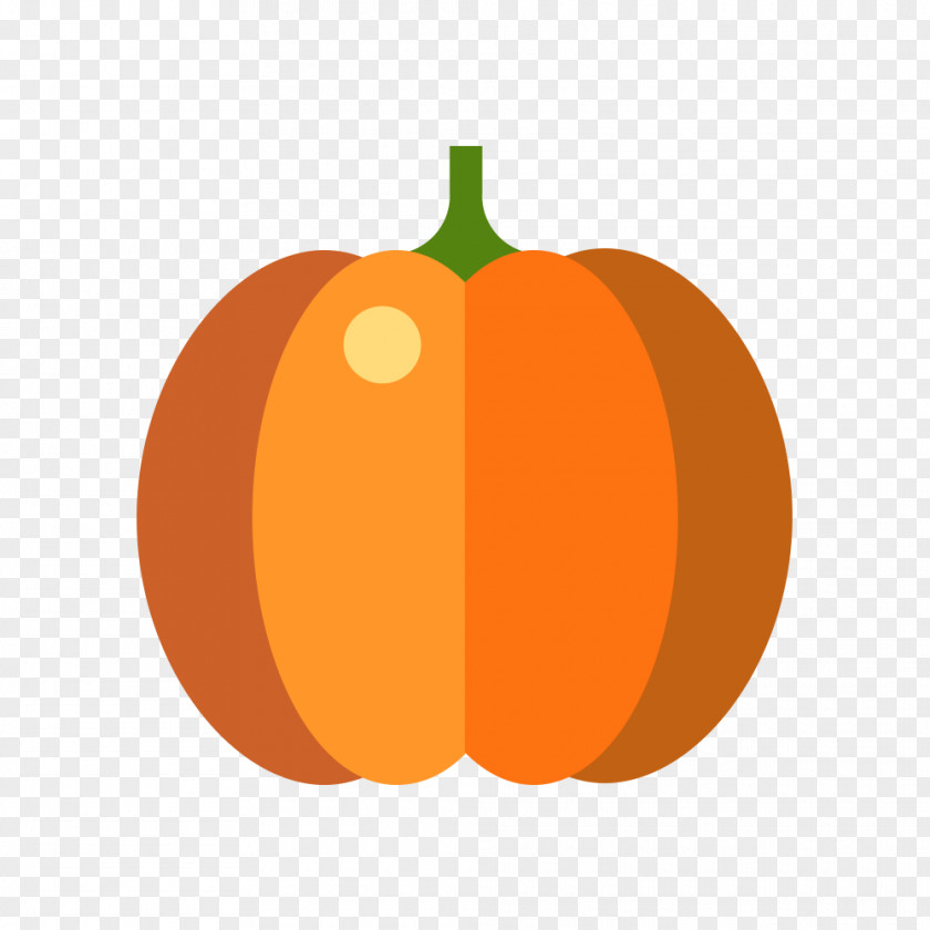 Hand Painted Pumpkin Calabaza Yellow Vegetable PNG
