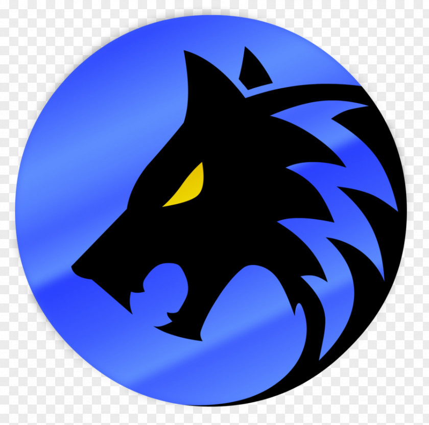 Little Superman Emblem Logo Canidae Puppy Black Wolf PNG