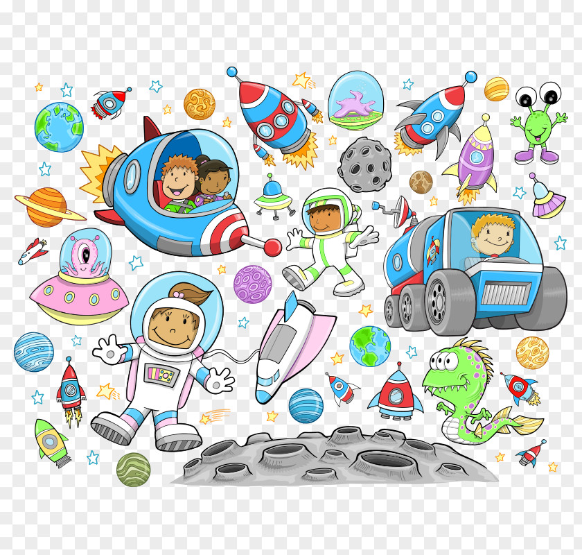 Space Elements Outer Royalty-free Drawing Illustration PNG