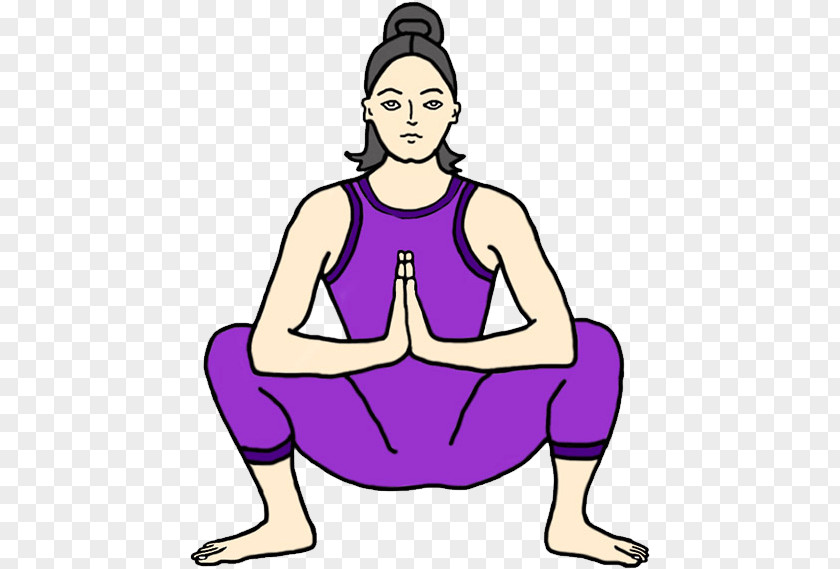 Balance Lunge Yoga Cartoon PNG