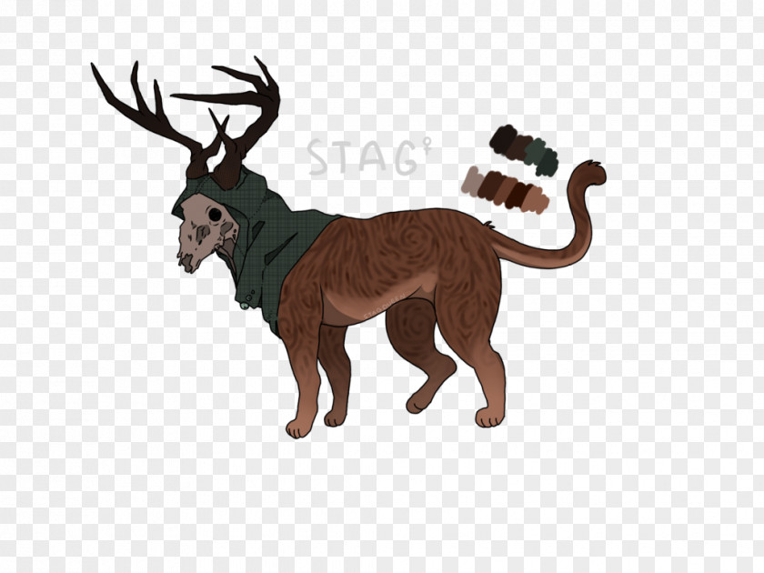 Dog Reindeer Antler Fauna Wildlife PNG