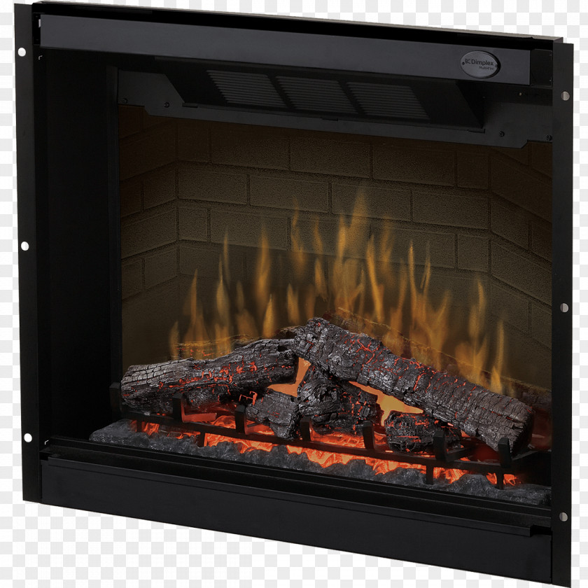 Flame Electric Fireplace Insert Firebox Heat PNG