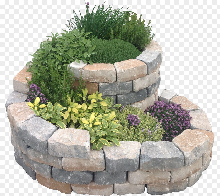 Stone Kräuterspirale Raised-bed Gardening Architectural Engineering PNG