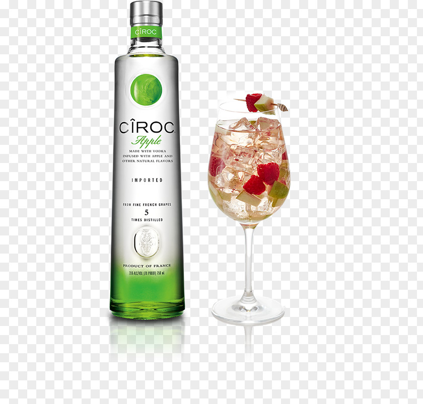 Easy Red Wine Sangria Recipe Ciroc Apple Vodka Cocktail Liquor Juice PNG