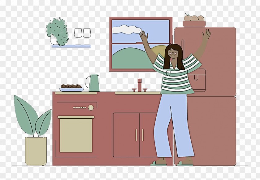 Kitchen Background PNG