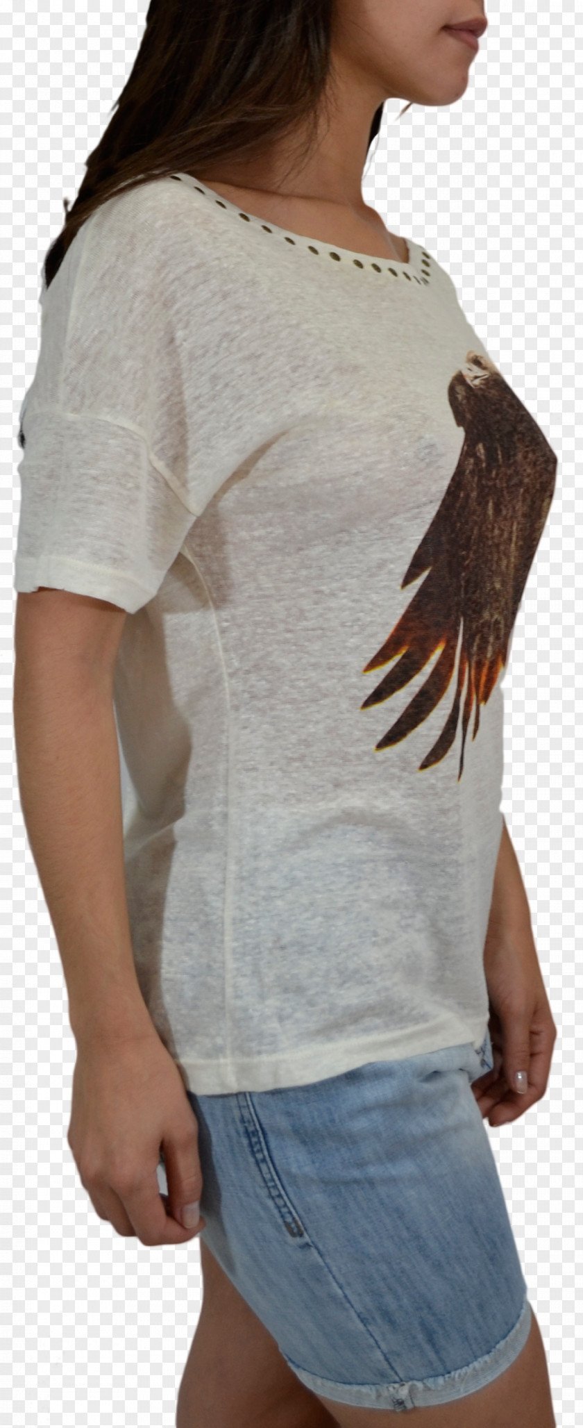 T-shirt Blouse Sleeve Shoulder Flax PNG
