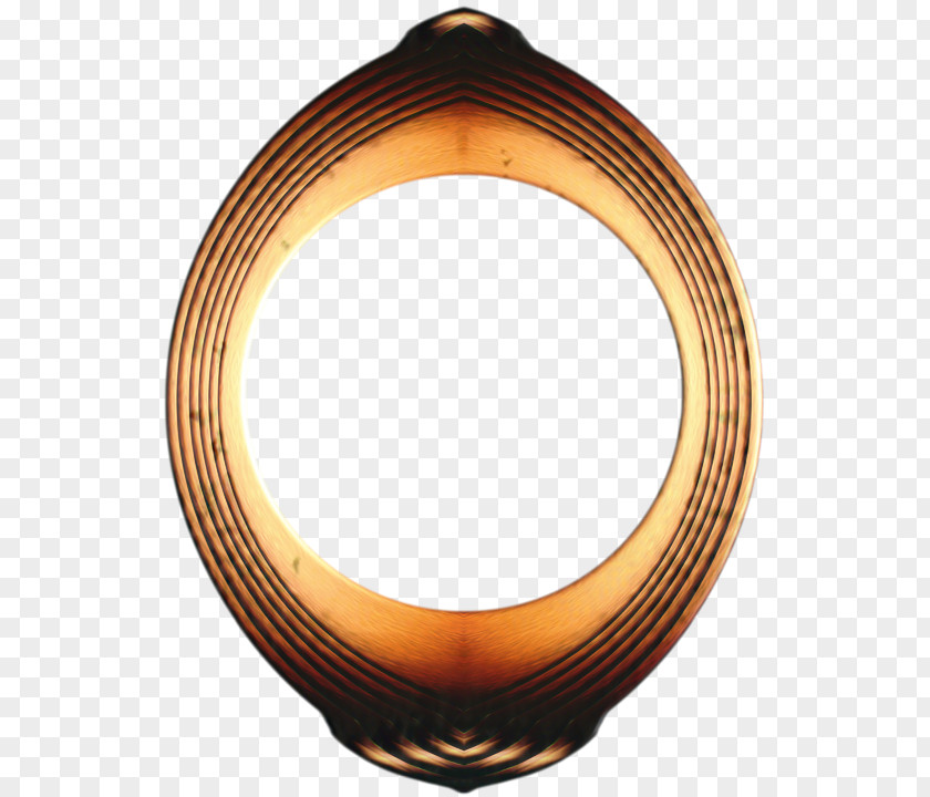 Lamp Copper Circle Background Frame PNG