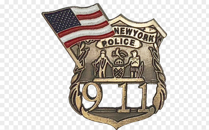 Police Badge Officer New York City Department September 11 Attacks PNG