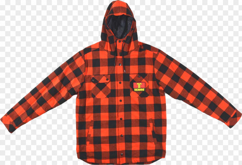 T-shirt Hoodie Tartan Jacket PNG