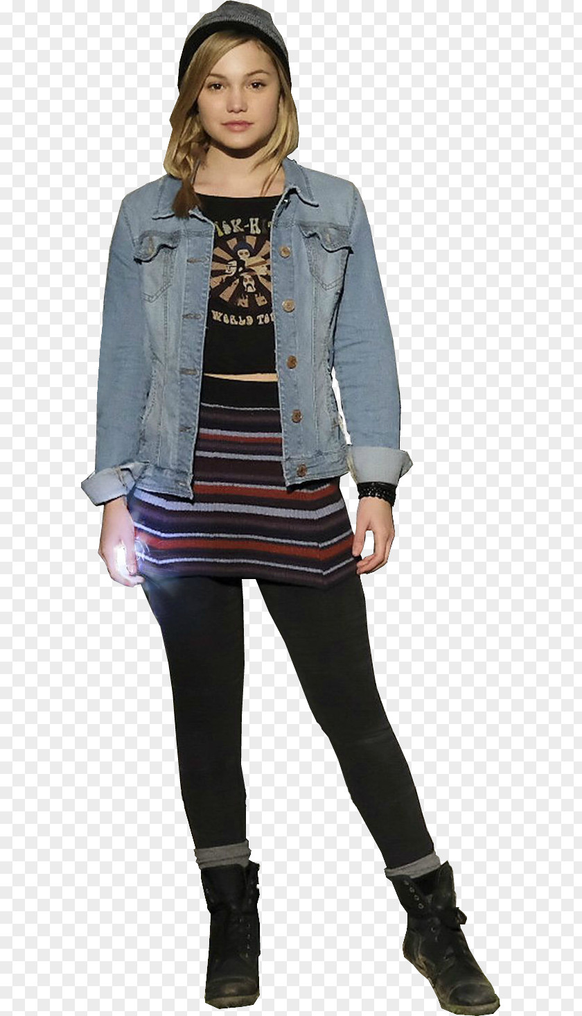 Jacket Olivia Holt Cloak & Dagger Denim PNG