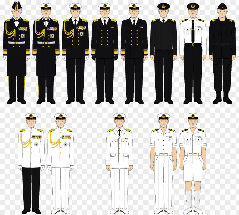 Navy Uniform Tuxedo Military Rank PNG