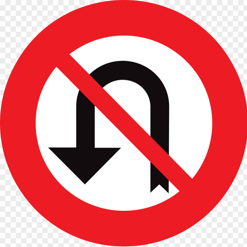 Road Prohibitory Traffic Sign U-turn Stock Photography PNG