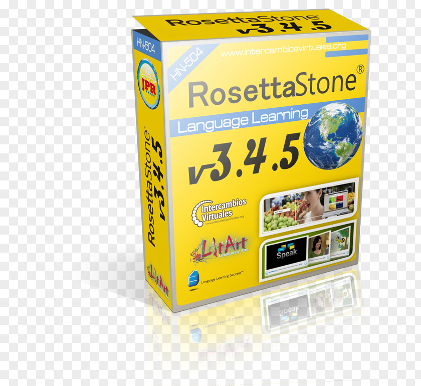 Rosetta Stone Computer Software Learning Language Acquisition PNG