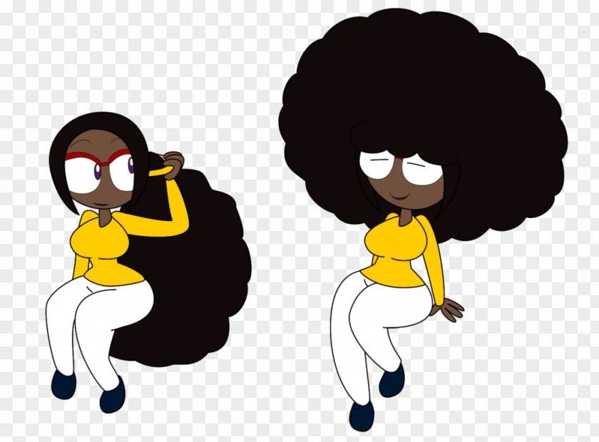 Afro Hairstyles 2017 Long Hair DeviantArt Penguin PNG