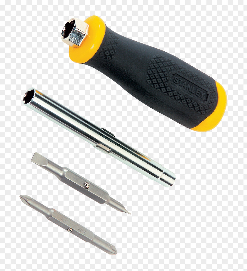 Stanley Hand Tools 68-012 All-in-One 6-Way Screwdriver Set 68-010 Multi-Bit Ratcheting PNG