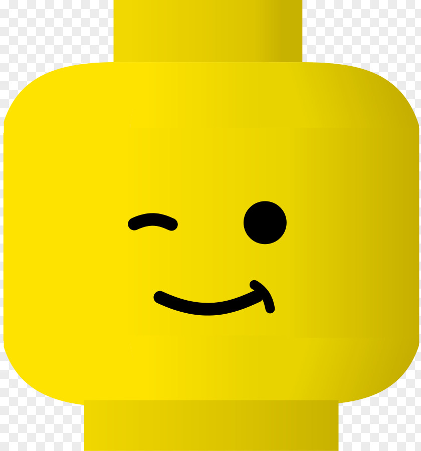 Cartoon Wink Lego House Smiley Free Content Clip Art PNG