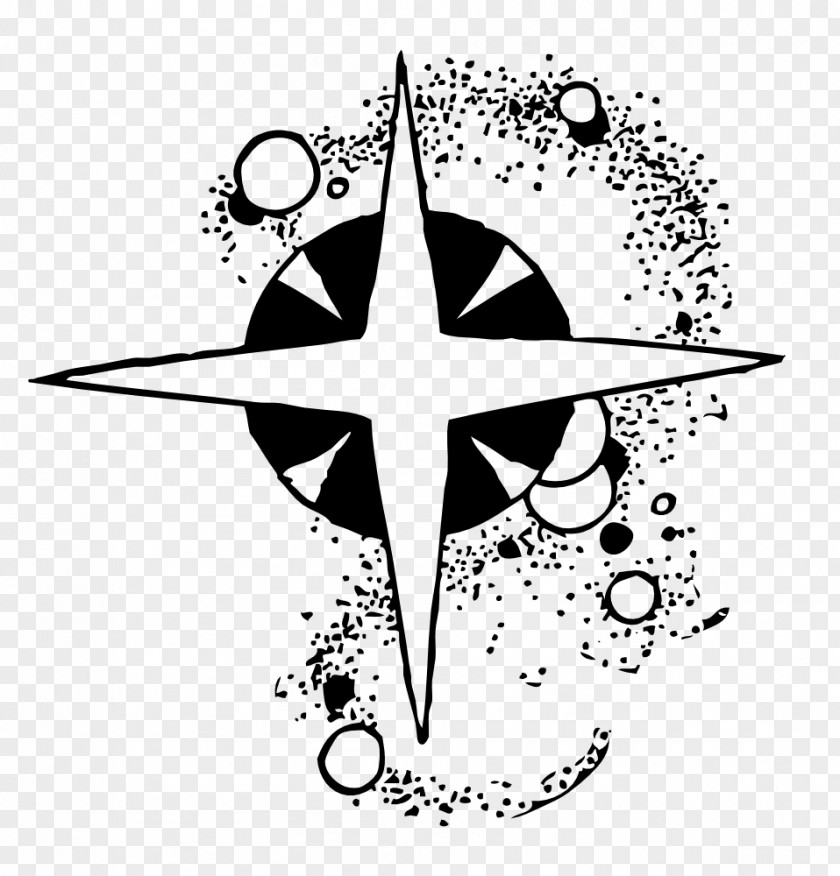 Star Decoration Line Art Clip PNG