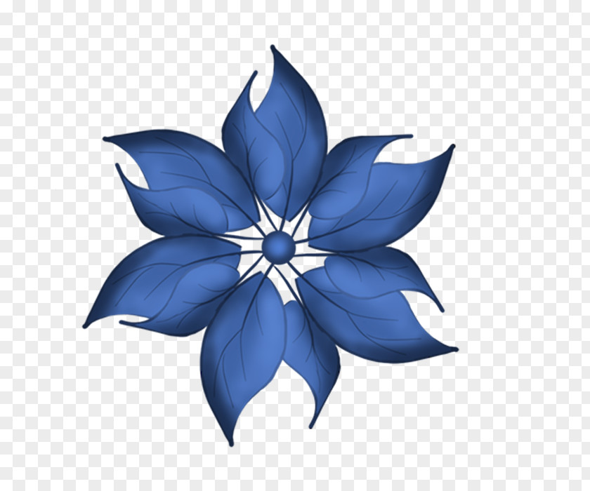 Animation Blue Flower Clip Art PNG