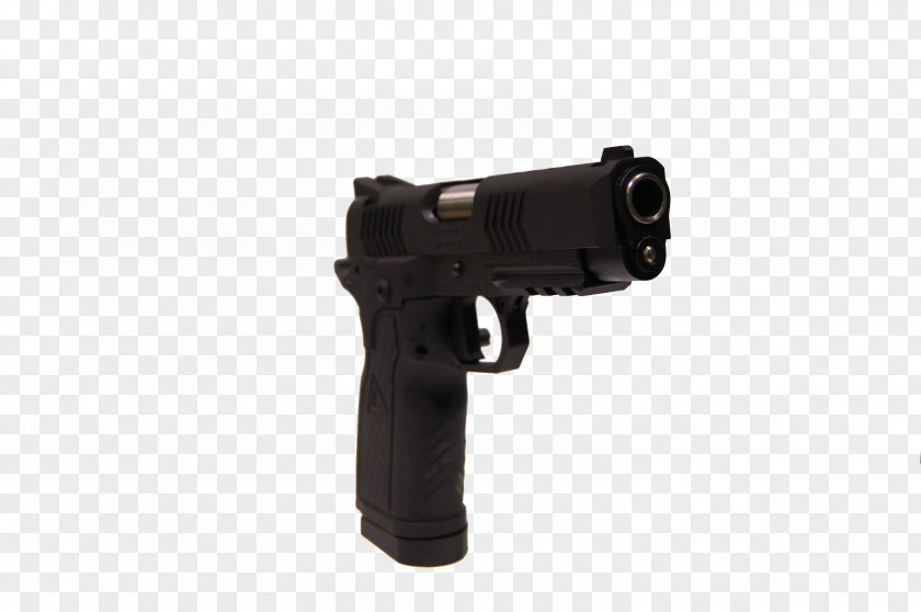 Black Pistol Trigger Firearm Revolver Detonics PNG