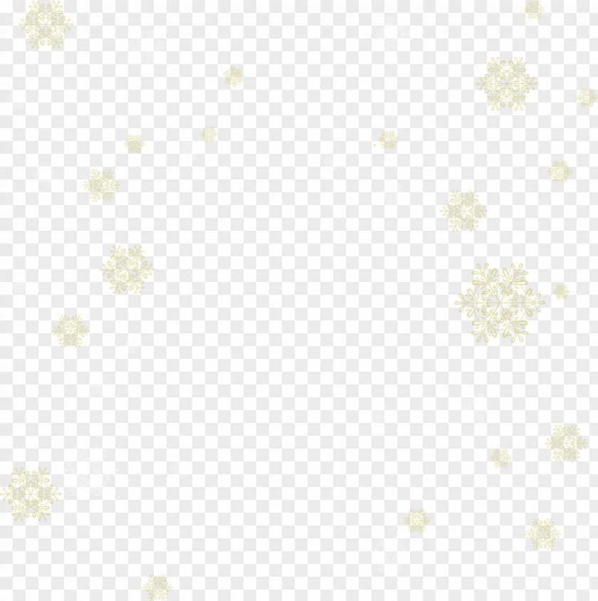 Cartoon Yellow Snowflake Textile Floor Angle Pattern PNG