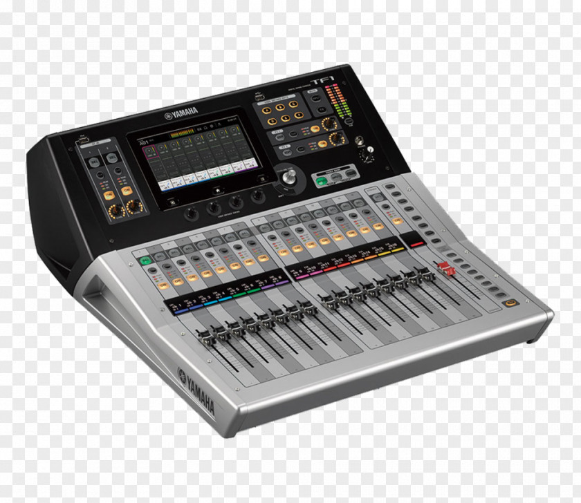 Digital Mixing Console Audio Mixers Yamaha TF1 Corporation Television Channel PNG