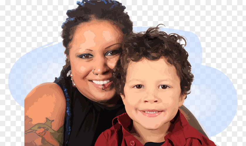 Family Single Parent Child Person PNG