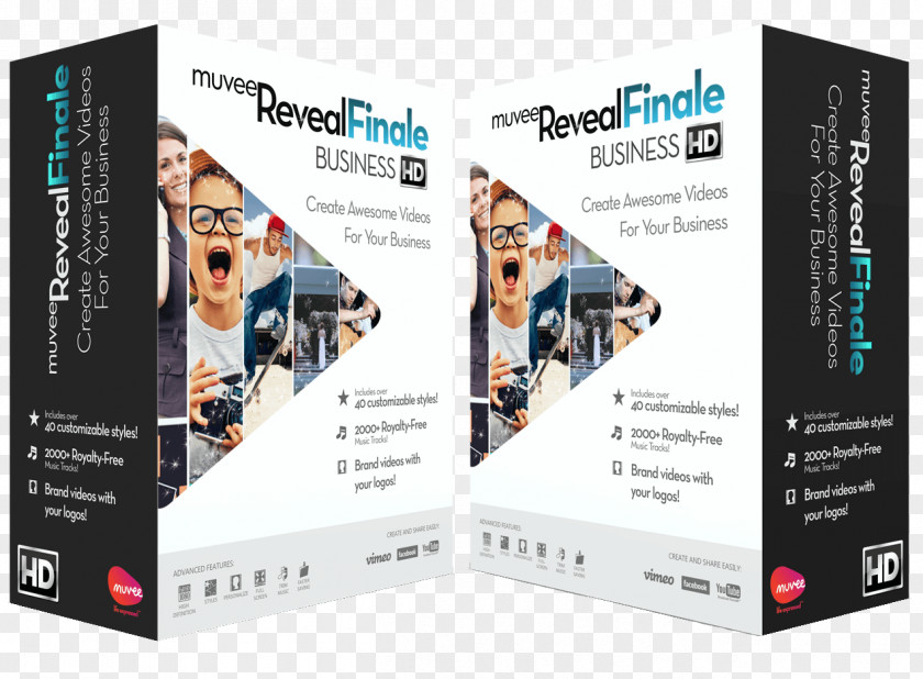 Muvee Technologies Reveal Video Editing Software Computer PNG