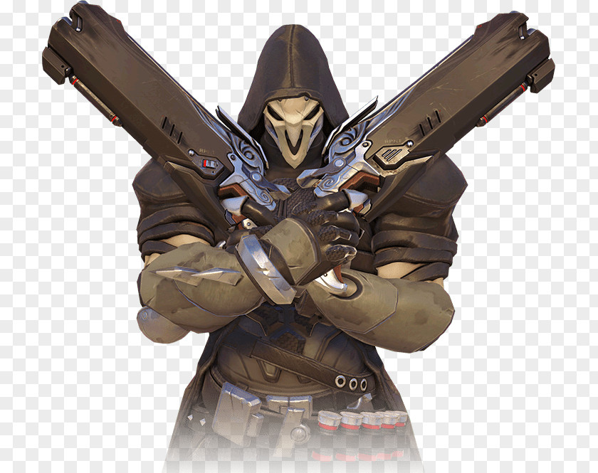 Reaper PNG Reaper, man holding guns illustration clipart PNG