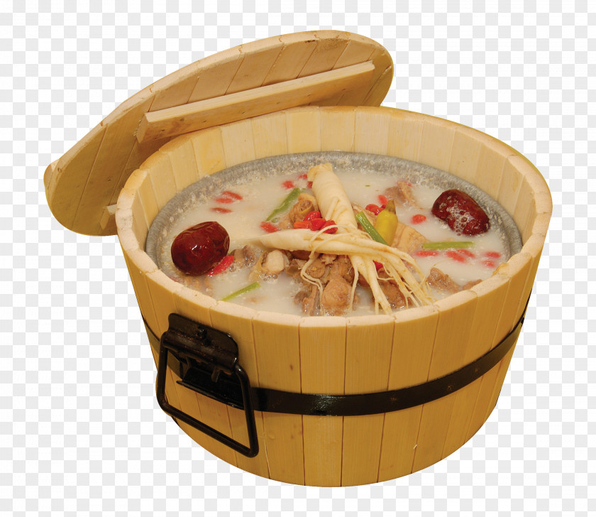 Shennong Bucket Of Chicken Meat Barrel PNG