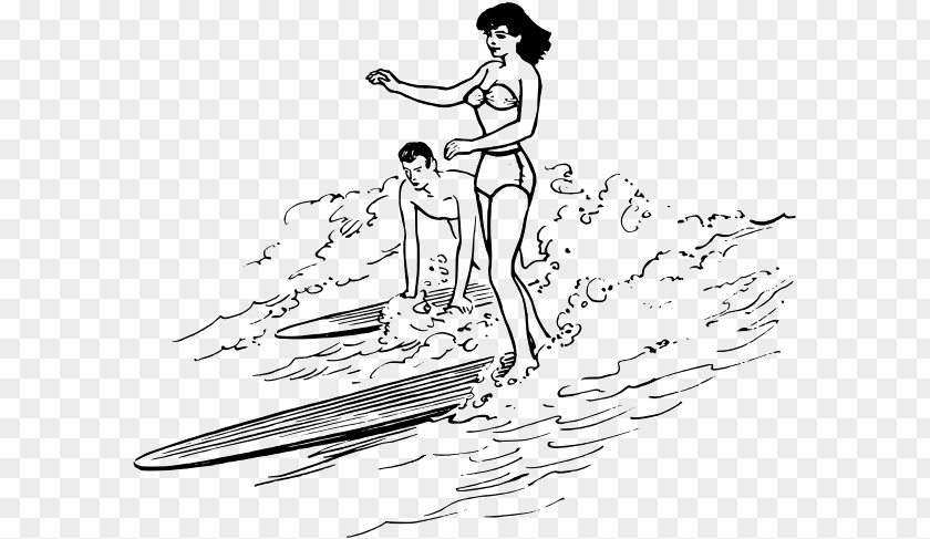 Surfing Surfboard Drawing Clip Art PNG