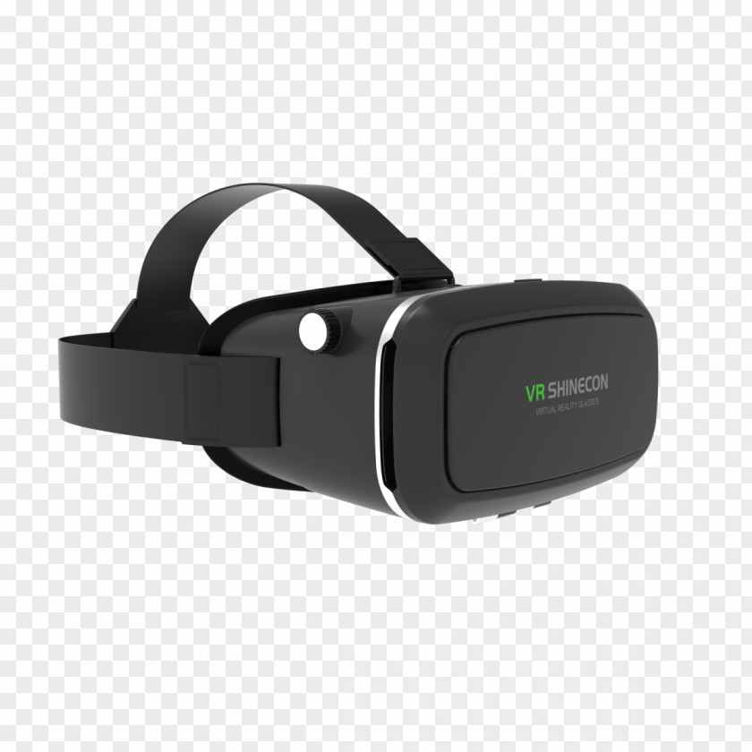 VR Headset Virtual Reality Immersion Glasses Headphones PNG