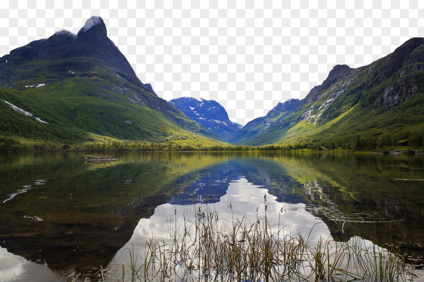 Wilderness Lake Highland Body Of Water Natural Landscape Mountainous Landforms Nature PNG