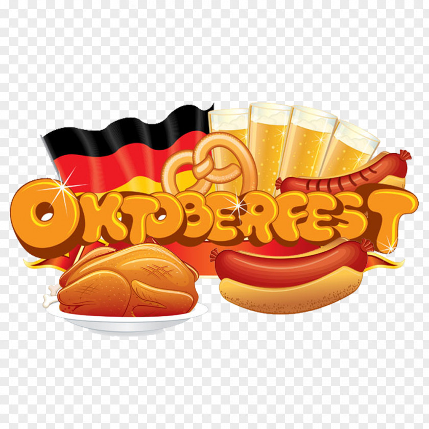 Beer Party Gathering Oktoberfest Bratwurst German Cuisine Hot Dog Clip Art PNG
